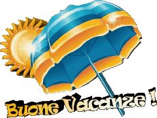 Mensajes Italiano Buone Vacanze Fondo transparente 07 