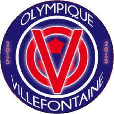 Sports FootBall Club France Logo Auvergne - Rhône Alpes 38 - Isère Olympique Villefontaine 