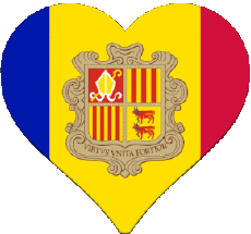 Bandiere Europa Andorra Vario 