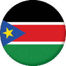 Bandiere Africa Sudan del sud Rond 