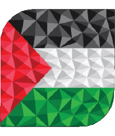 Banderas Asia Palestina Plaza 