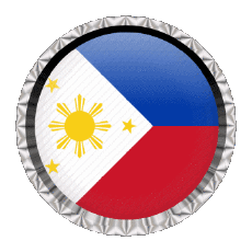 Drapeaux Asie Philippines Rond - Anneaux 