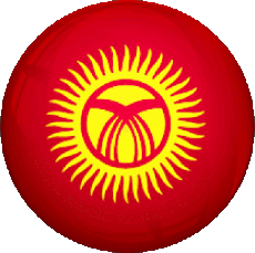 Bandiere Asia Kyrgyzstan Tondo 