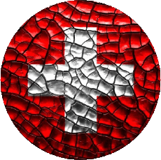 Drapeaux Europe Suisse Rond 