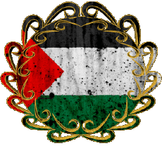 Banderas Asia Palestina Forma 