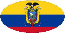 Banderas América Colombia Oval 01 