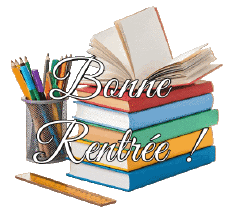 Messagi Francese Bonne Rentrée Sfondo trasparente 016 