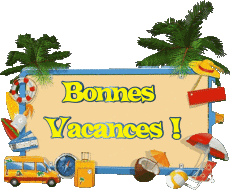 Mensajes Francés Bonnes Vacances 06 
