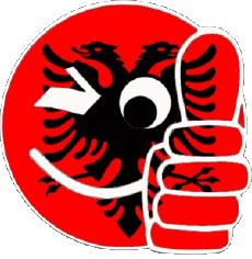 Bandiere Europa Albania Faccina - OK 