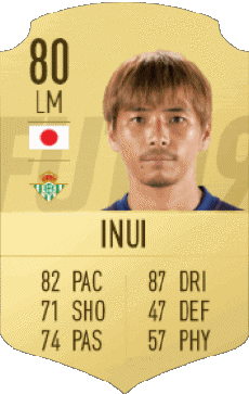 Multi Media Video Games F I F A - Card Players Japan Takashi Inui 