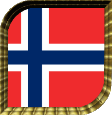 Drapeaux Europe Norvège Carré 