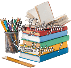 Messages Allemand Alles Gute zum Schulbeginn Fond Transparent 006 