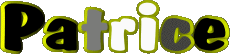 Vorname MANN - Frankreich P Patrice 