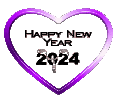 Nachrichten Englisch Happy New Year 2024 01 
