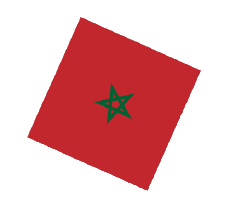 Banderas África Marruecos Esfera - Cubo 