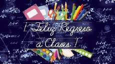 Messages Espagnol Feliz Regreso a Clases Fond Animé 001 