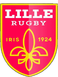 Sport Rugby Club Frankreich Logo Dept 59 Lille RC - Iris 1924 