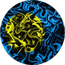 Drapeaux Océanie Palaos Rond 