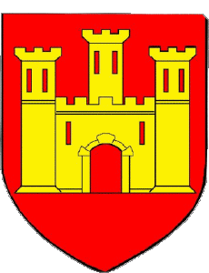 Banderas Francia Departamentos - Ciudades 09 SAVERDUN 