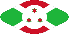 Banderas África Burundi Diverso 