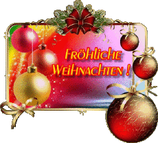 Mensajes Alemán Fröhliche  Weihnachten Série 08 