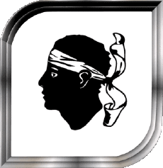 Flags France Regions Corsica Square 