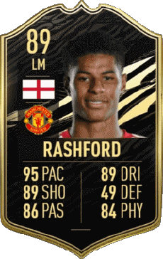 Multimedia Videogiochi F I F A - Giocatori carte Inghilterra Marcus Rashford 