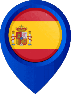 Banderas Europa España Epingle de Localisation 