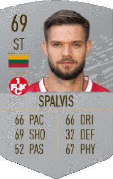 Multimedia Vídeo Juegos F I F A - Jugadores  cartas Lituania Lukas Spalvis 