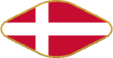 Flags Europe Denmark Oval 