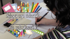 Nachrichten Englisch Happy Back to School Animierter Hintergrund 005 