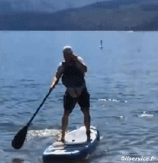 Humor -  Fun Sport Paddle Stürze - Fail 