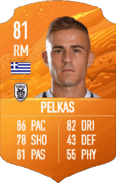 Multi Média Jeux Vidéo F I F A - Joueurs Cartes Grèce Dimitrios Pelkas 