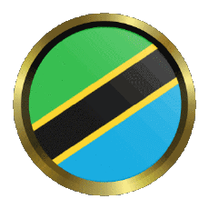 Fahnen Afrika Tansania Rund - Ringe 