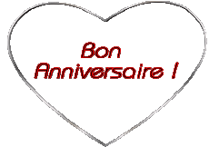 Messagi Francese Bon Anniversaire Coeur 001 
