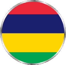 Flags Africa Mauritius Round 