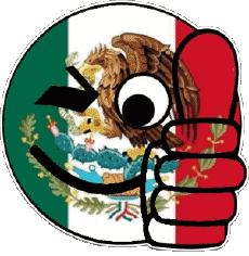 Banderas América México Smiley - OK 