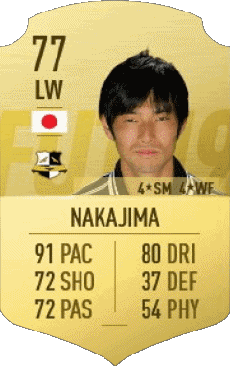 Multi Média Jeux Vidéo F I F A - Joueurs Cartes Japon Shoya Nakajima 