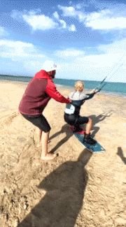 Humor -  Fun Sport Kite Surf Fail 