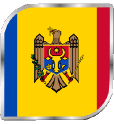 Drapeaux Europe Moldavie Carré 