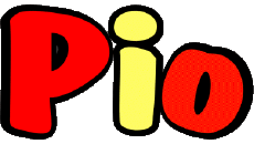 First Names MASCULINE - Italy P Pio 