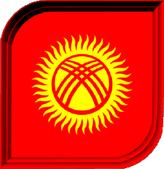 Fahnen Asien Kirgisistan Plaza 