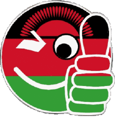 Drapeaux Afrique Malawi Smiley - OK 