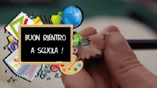 Nachrichten Italienisch Buon Rientro a Scuola Animierter Hintergrund 004 