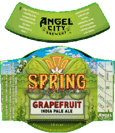 Spring - Grapefriut indian pale ale-Boissons Bières USA Angel City Brewery Spring - Grapefriut indian pale ale