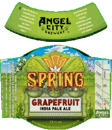 Spring - Grapefriut indian pale ale-Getränke Bier USA Angel City Brewery 