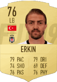 Multimedia Videospiele F I F A - Karten Spieler Türkei Caner Erkin 
