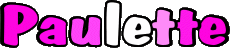 Nome FEMMINILE - Francia P Paulette 