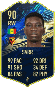 Multimedia Vídeo Juegos F I F A - Jugadores  cartas Senegal Ismaïla Sarr 