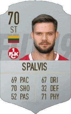 Multimedia Vídeo Juegos F I F A - Jugadores  cartas Lituania Lukas Spalvis 